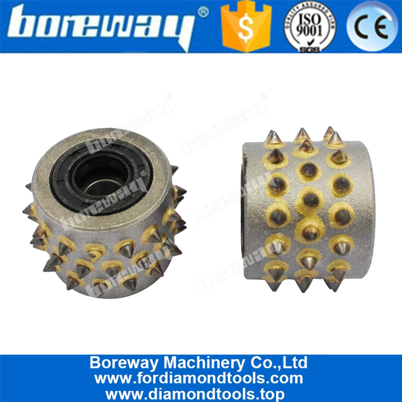 Alloy Bush Hammer Roller Of 45 Teeth Without Stand