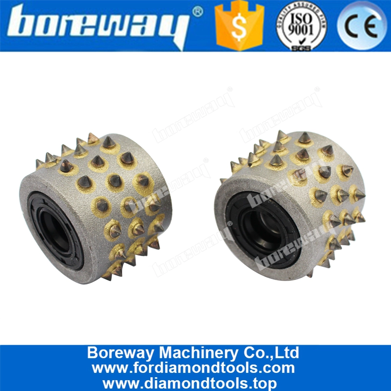 Alloy Bush Hammer Roller Of 45 Teeth Without Stand