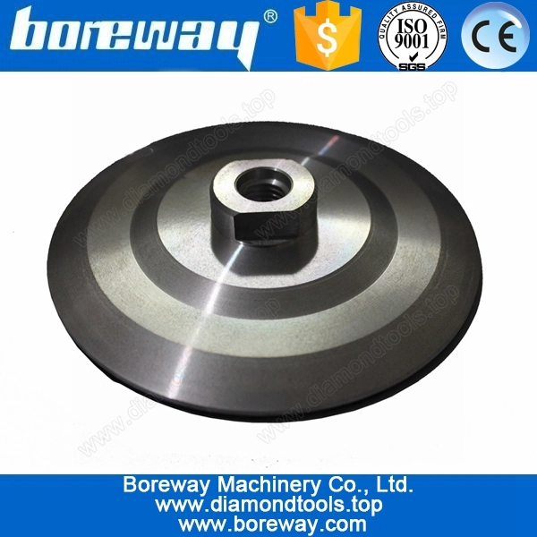 アングル研削盤、ダイヤモンド研削と研磨パッドのアルミニウム支持者のためのアルミニウム後援