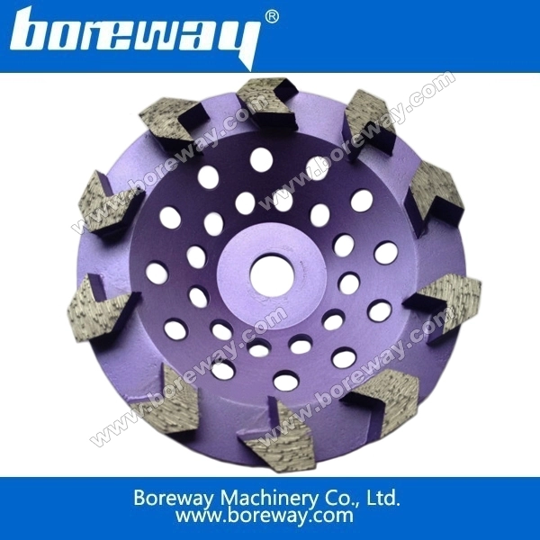 矢印セグメントダイヤモンドカップホイール