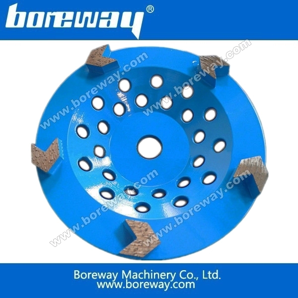 矢印セグメントダイヤモンドカップホイール
