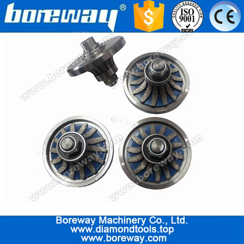 B20 * 5/8 "-11ダイヤモンドトリプルビーズルータービット研磨砥石用