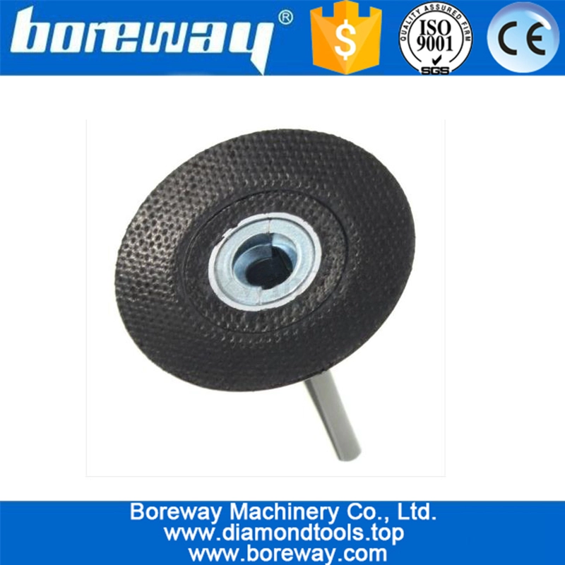 ब्लैक 2 इंच और 3 इंच रोलॉक रोल लॉक रोटरी सैंडिंग डिस्क पैड धारक के लिए घर्षण उपकरण