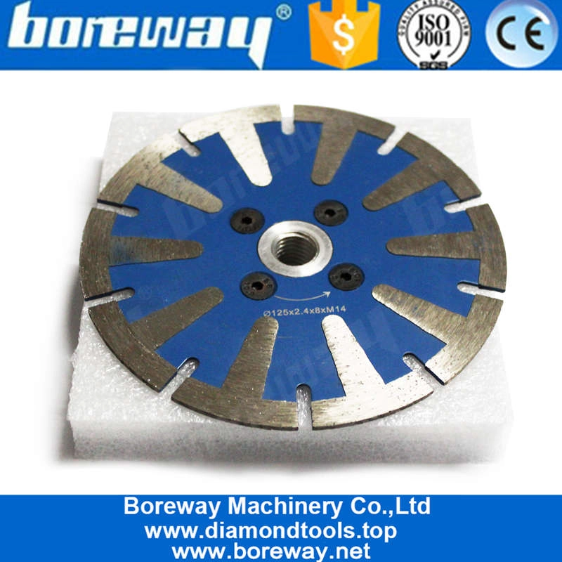 Boreway 150mm 6 Zoll T-Form Nass trocken Verwendung gebogener Beton Granit Marmor Diamantspüle Schneidscheibenwerkzeug für Hersteller