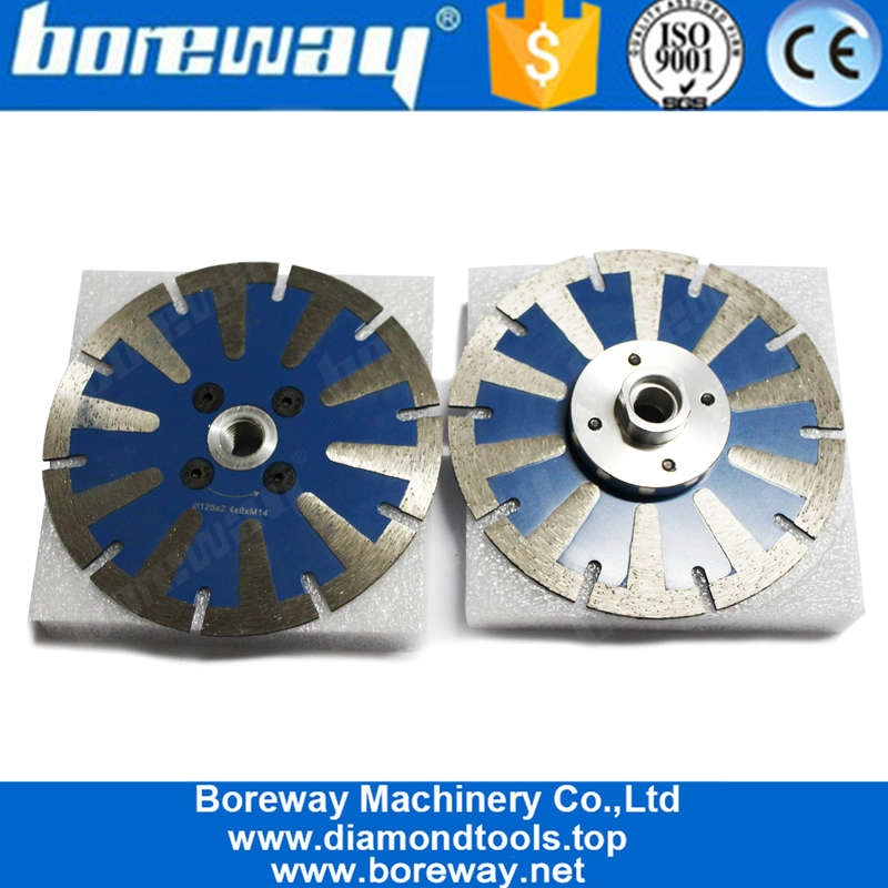 Boreway 150mm 6 Zoll T-Form Nass trocken Verwendung gebogener Beton Granit Marmor Diamantspüle Schneidscheibenwerkzeug für Hersteller