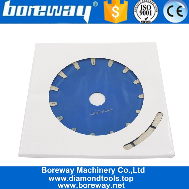 टीए सेगमेंट के साथ Boreway 180mm डायमंड कटिंग ब्लेड मार्बल कंक्रीट डायमंड सर्कुलर डिस्क प्रोफेशनल फास्ट कटिंग टूल