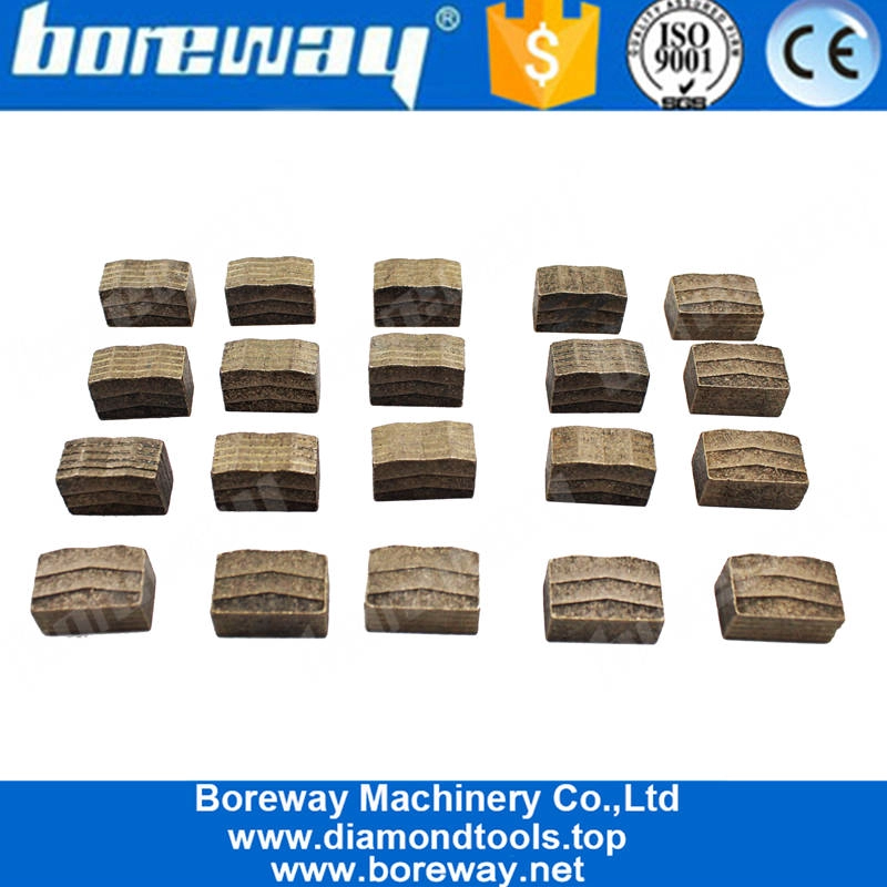 Boreway 2500MM M-förmiges Diamant-Mehrblatt-Segment zum Schneiden von hartem Granit