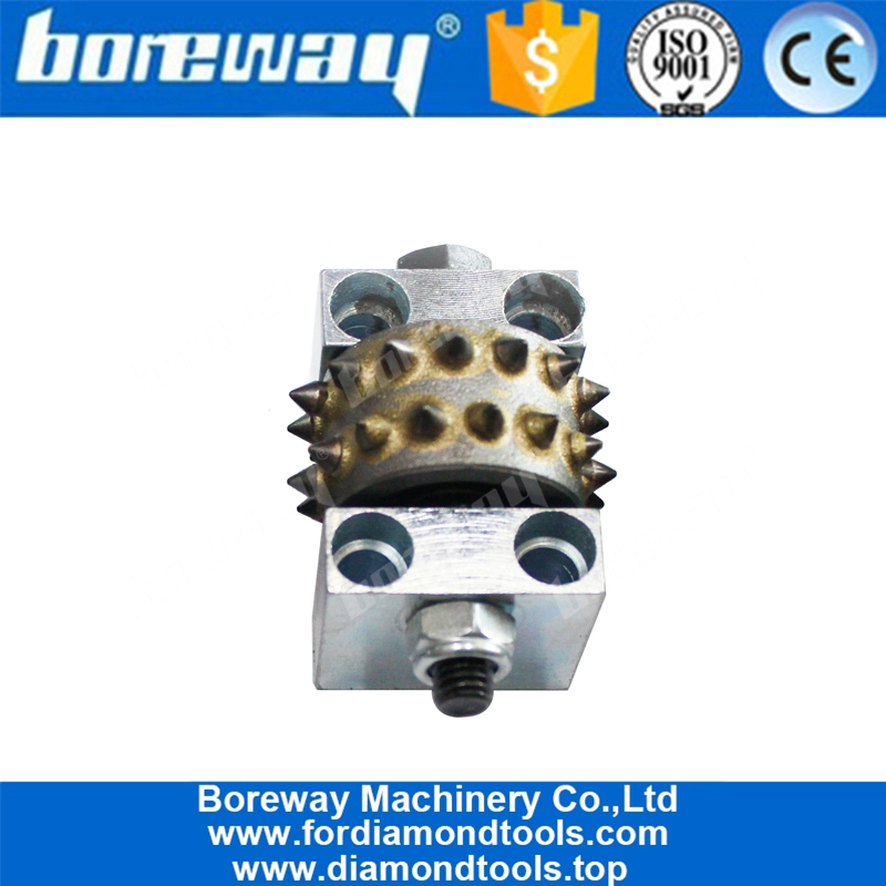 Boreway 30 punte Segmenti Pavimento in calcestruzzo Litchi Superficie Bush Martelli Rulli Strumenti per rettificatrice manuale