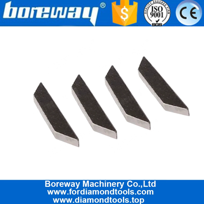Boreway Segmenti di marmo diamantato per uso bagnato a forma di barca per sega a nastro