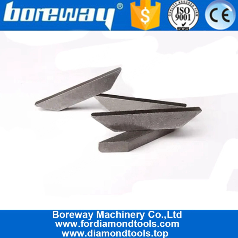 Boreway Segmenti di marmo diamantato per uso bagnato a forma di barca per sega a nastro