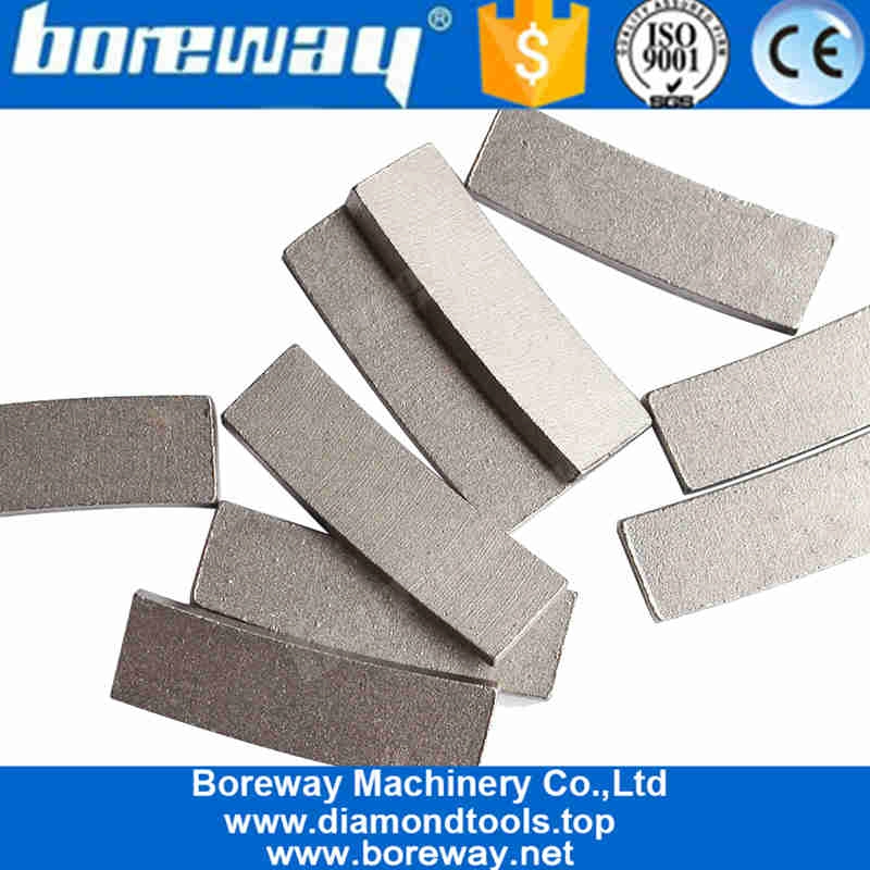 Boreway D400mm Segment de diamant de coupe diamant plat normal longue durée pour lame de scie circulaire