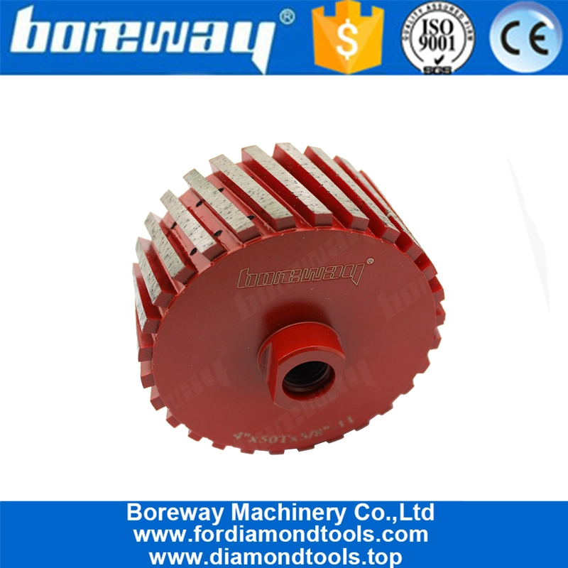 Boreway供給100 * 50 * 5/8 "-11ゼロ公差シンクホイールグラナイト大理石砂岩および他の石を研削する