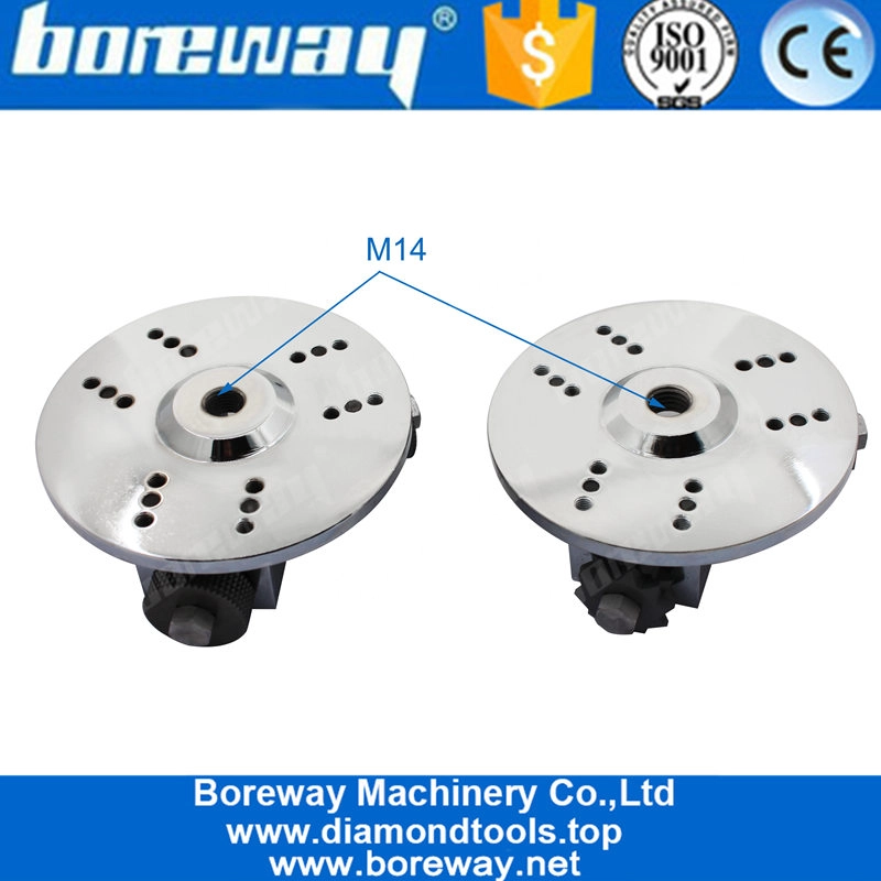 Boreway सप्लाई 125MM 20 दाने 3 रोलर्स स्टार शेप बुश हैमर प्लेट पीस स्टोन स्टोन संगमरमर कंक्रीट के लिए