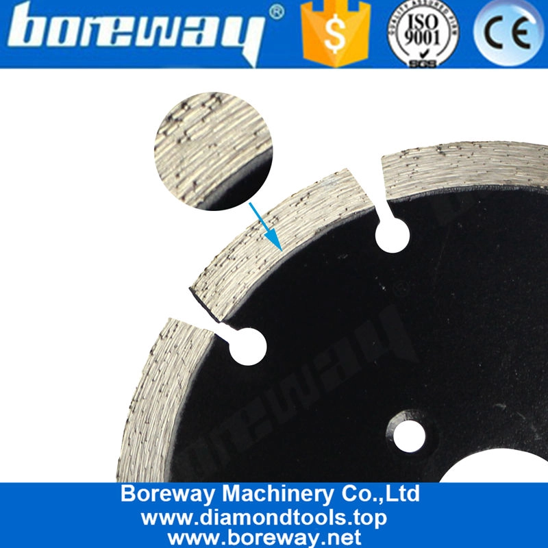 Disco di taglio concreto dei fori chiave circolari del diamante 150mm del rifornimento di Boreway per la macchina per sega tenuta in mano