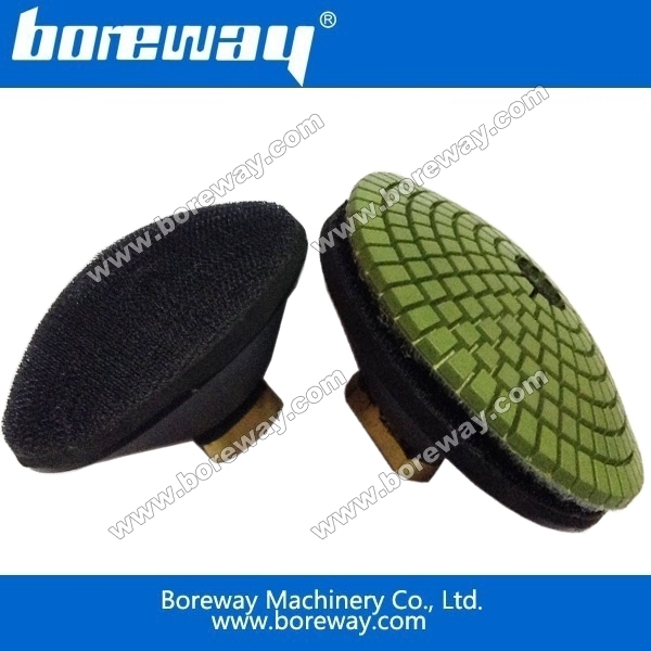 Boreway उत्तल हीरा गीला चमकाने पैड