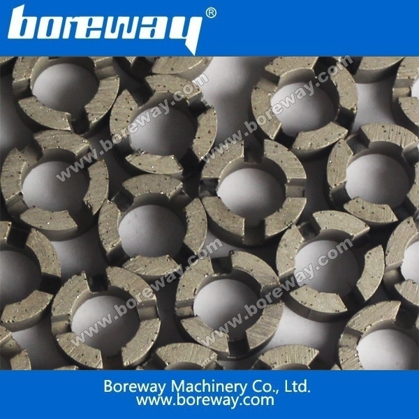 Boreway Kronensegment für den Bau Diamantkernbohrer