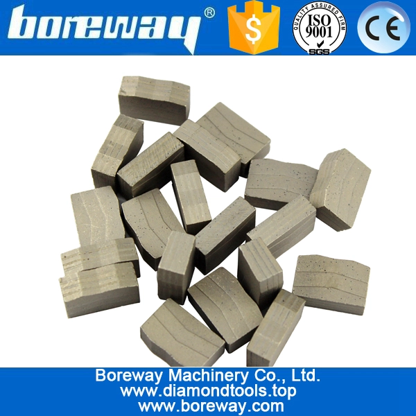 Boreway cutting tools diamond segment for cutting stone granite marble blocks