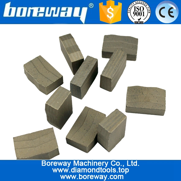Boreway cutting tools diamond segment for cutting stone granite marble blocks