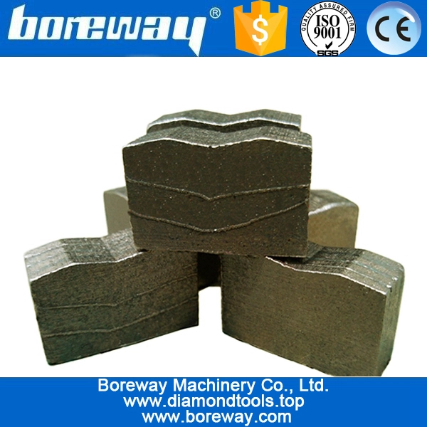 Boreway cutting tools diamond segment for cutting stone granite marble blocks