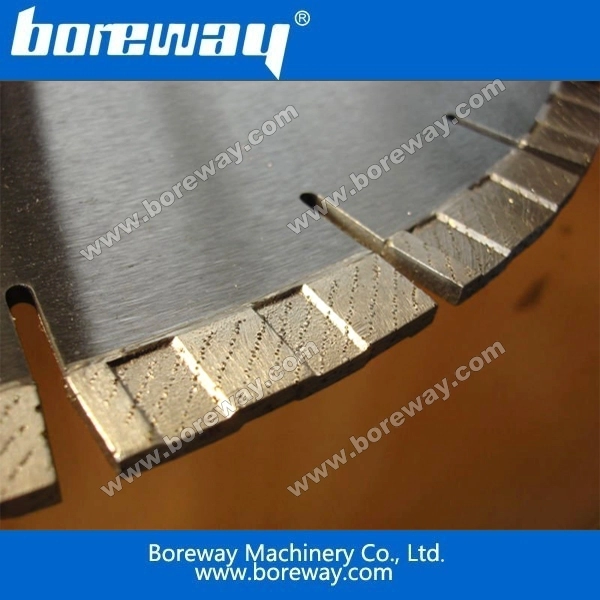 Boreway हीरा arrayed काटने ब्लेड और खंड