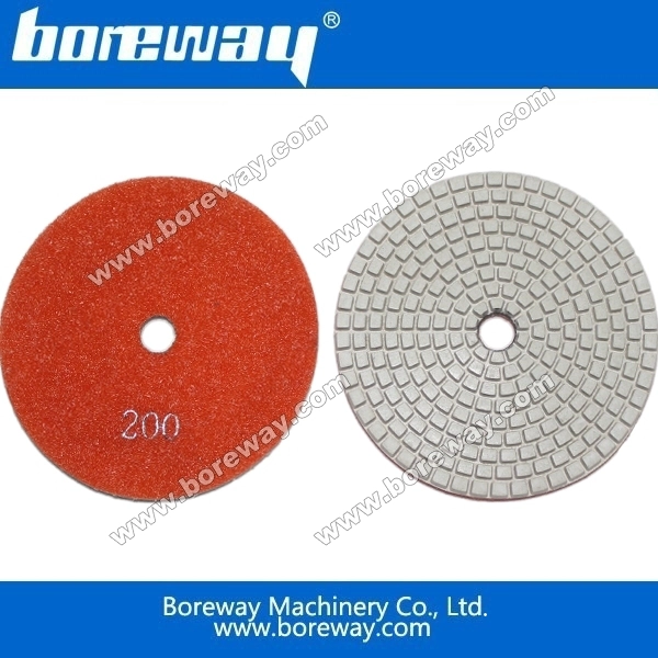 Borewayダイヤモンドドライとウェット研磨パッド