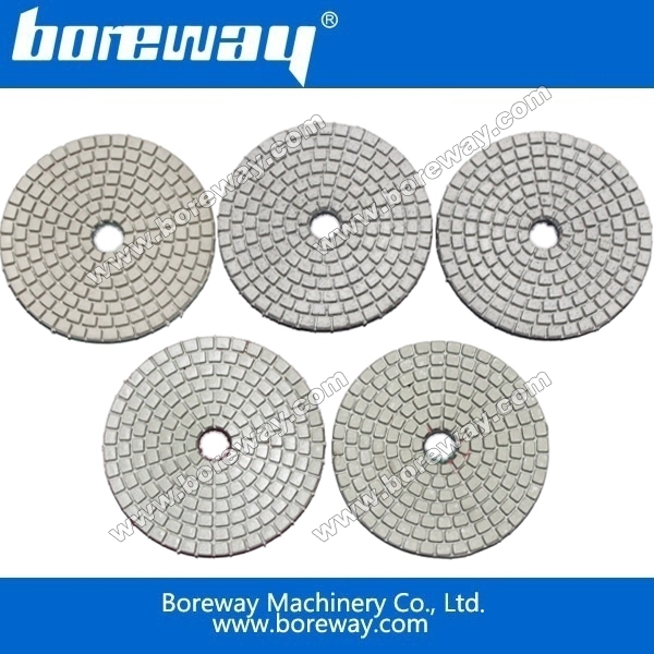 Borewayダイヤモンドドライとウェット研磨パッド