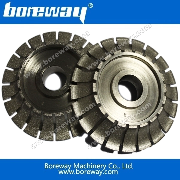Boreway डायमंड इलेक्ट्रोप्लेटेड प्रोफाइलिंग व्हील
