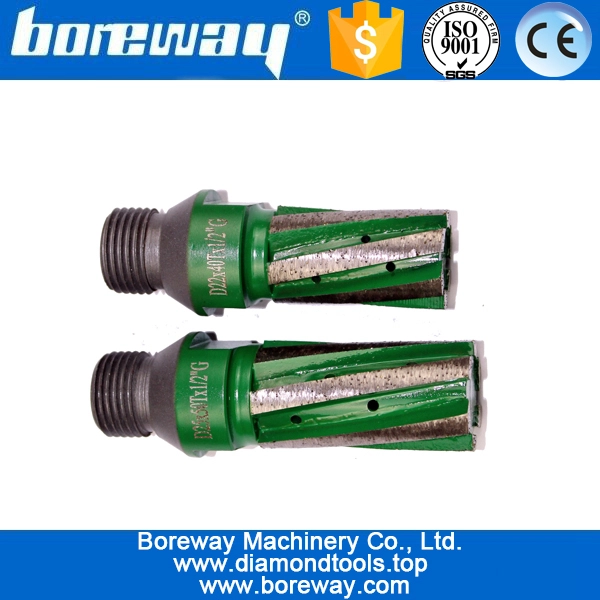 ड्रिल बिट्स के बाद छेद पीसने के लिए Boreway डायमंड फिंगर बिट्स