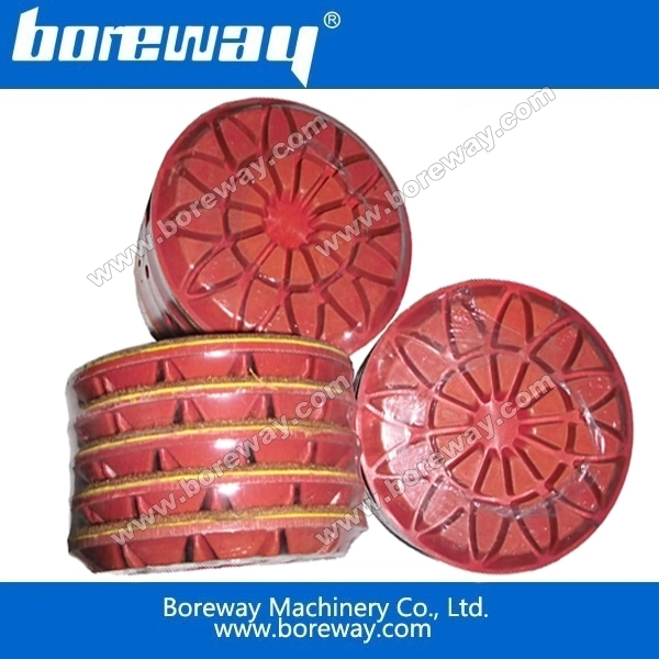 पैड चमकाने Boreway हीरा राल मंजिल