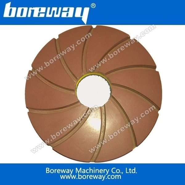 पैड चमकाने Boreway हीरा राल मंजिल