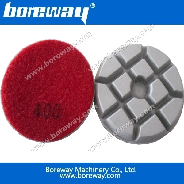 पैड चमकाने Boreway हीरा राल मंजिल