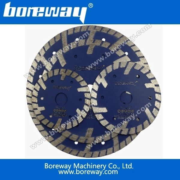 Boreway diamond sintered continuous rim bevel turbo blades