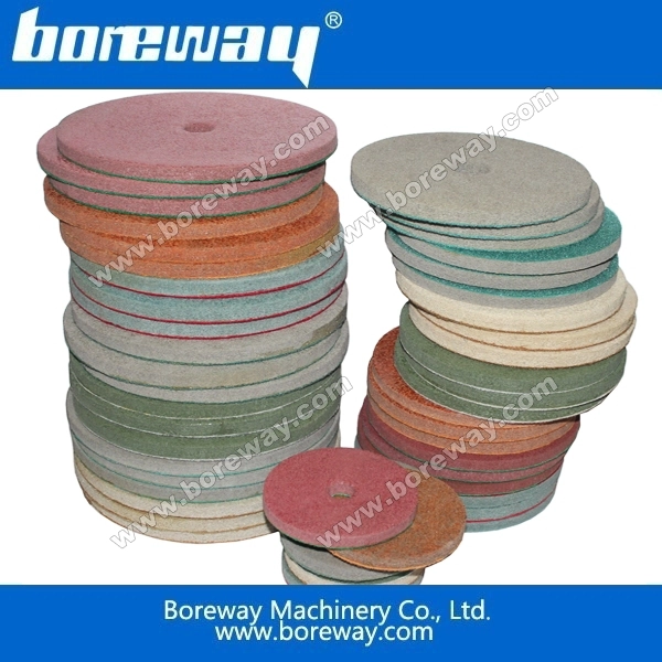 Boreway हीरा स्पंज चमकाने पैड