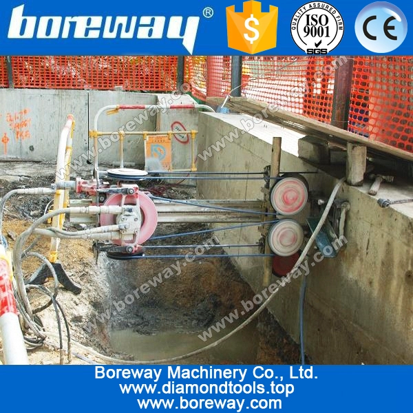 Boreway diamond wire and beads for concrete