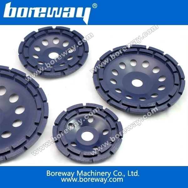 複列セグメント化されたダイヤモンドカップホイールをBoreway