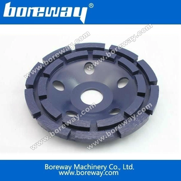 複列セグメント化されたダイヤモンドカップホイールをBoreway
