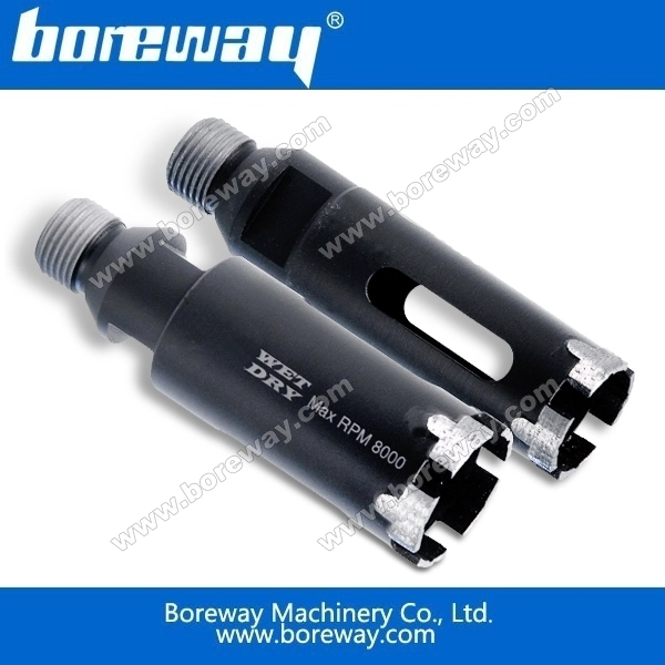 ドライ使用の建設ダイヤモンドコアドリルビットをBoreway