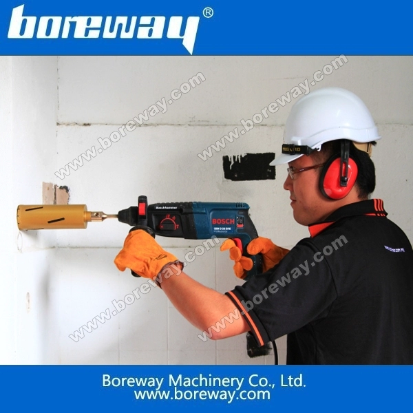 ドライ使用の建設ダイヤモンドコアドリルビットをBoreway