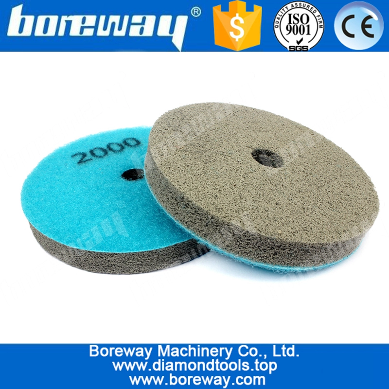 Boreway fábrica de fabricación diamante mármol esponja pulido almohadilla de pulido