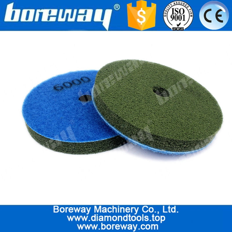 Boreway fábrica de fabricación diamante mármol esponja pulido almohadilla de pulido