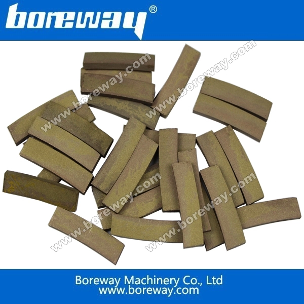 Boreway horizontal cutting blade and segment for granite