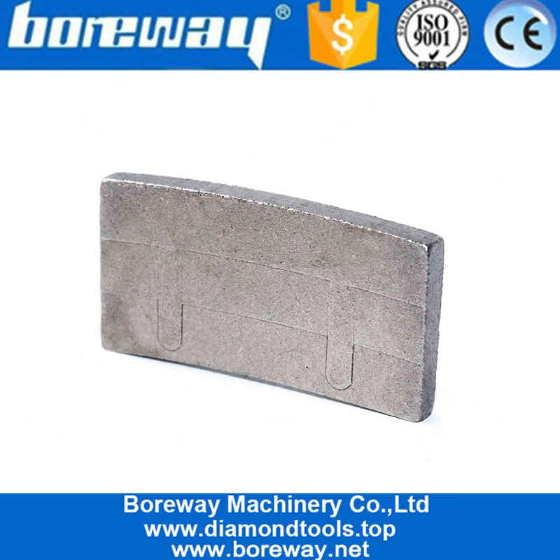 Boreway ll Shape Design Diamond Saw Blade Segments For Various Hard Stone