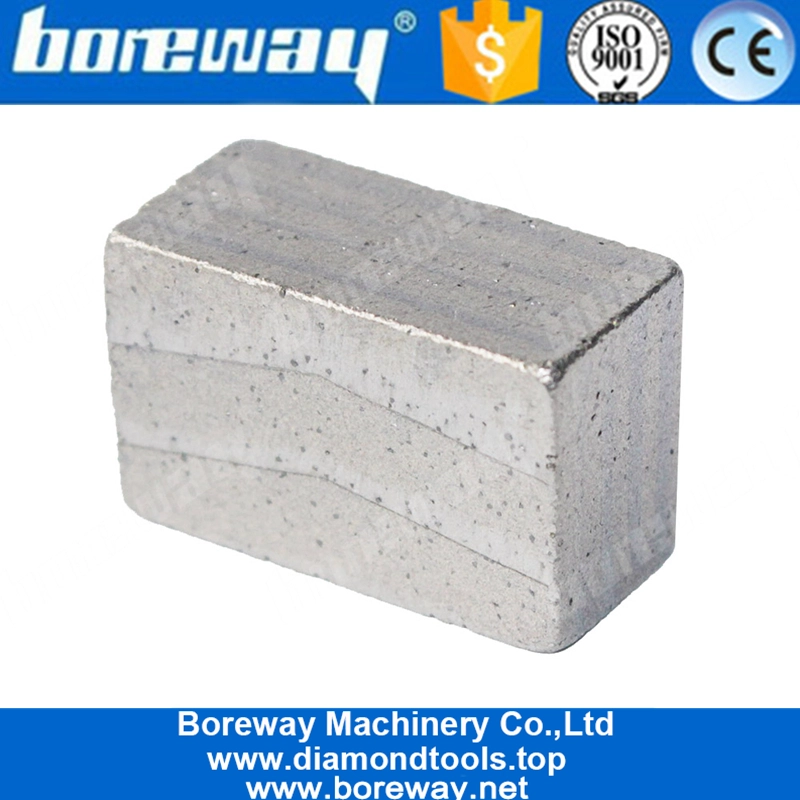 Boreway V-Form Diamant-Sägeblatt-Segmente für Block des natürlichen Quarzes Hersteller