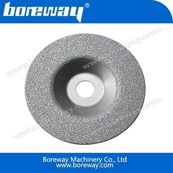 石のためにろう付けダイヤモンドカップ研削ディスク