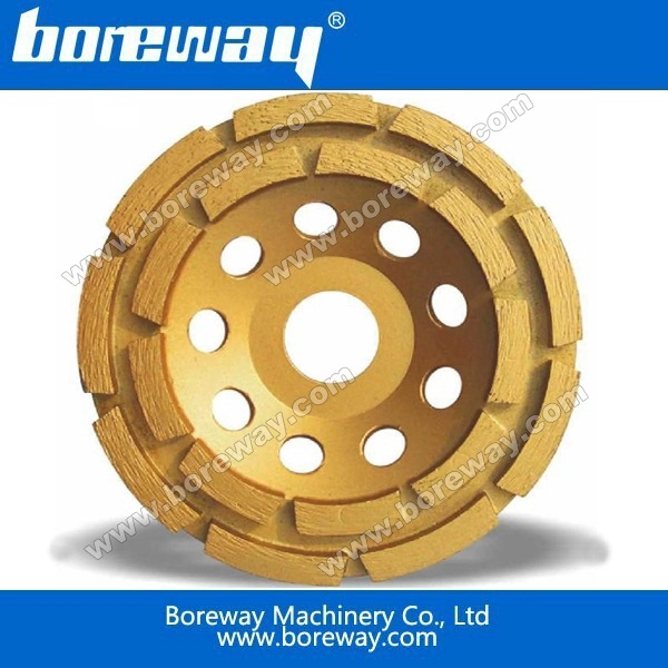 ろう付二重研削カップホイール