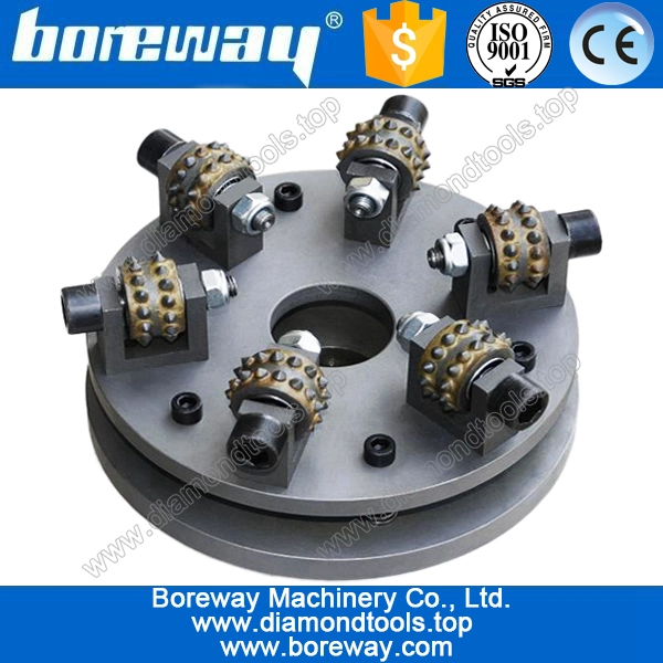 बुश हैमर रोलर प्लेट लीची सतह बनाने के लिए