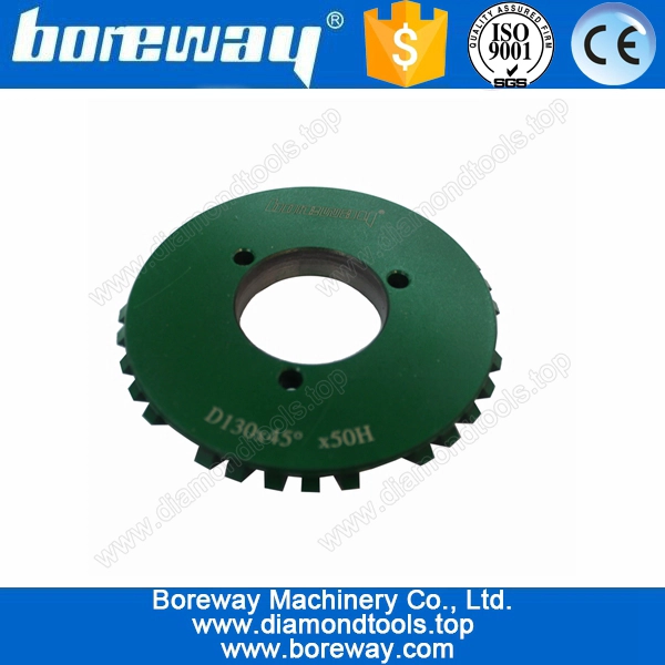 CNC 45-Grad-Diamantscheibenrad für Stein, Granit-Fasen-Profilierrad