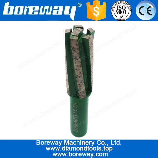 CNC 다이아몬드 도구 기울어 진 슬롯 화강암 5 치아 다이아몬드 핑거 비트