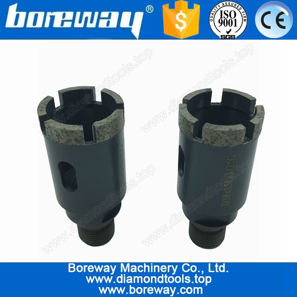 सीएनसी स्टोन हीरे सा D38 * 85L * 1/2 "जी, 38mm डायमंड सीएनसी कोर ड्रिल ग्रेनाइट के लिए बिट्स