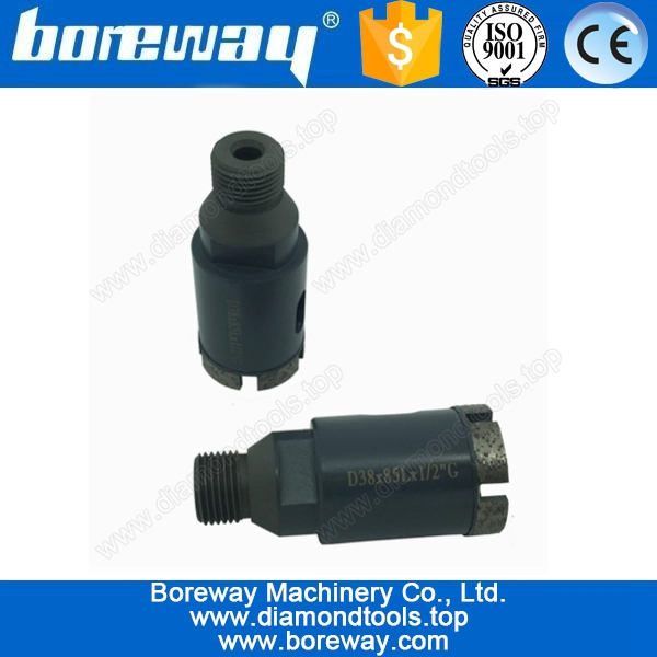 सीएनसी स्टोन हीरे सा D38 * 85L * 1/2 "जी, 38mm डायमंड सीएनसी कोर ड्रिल ग्रेनाइट के लिए बिट्स